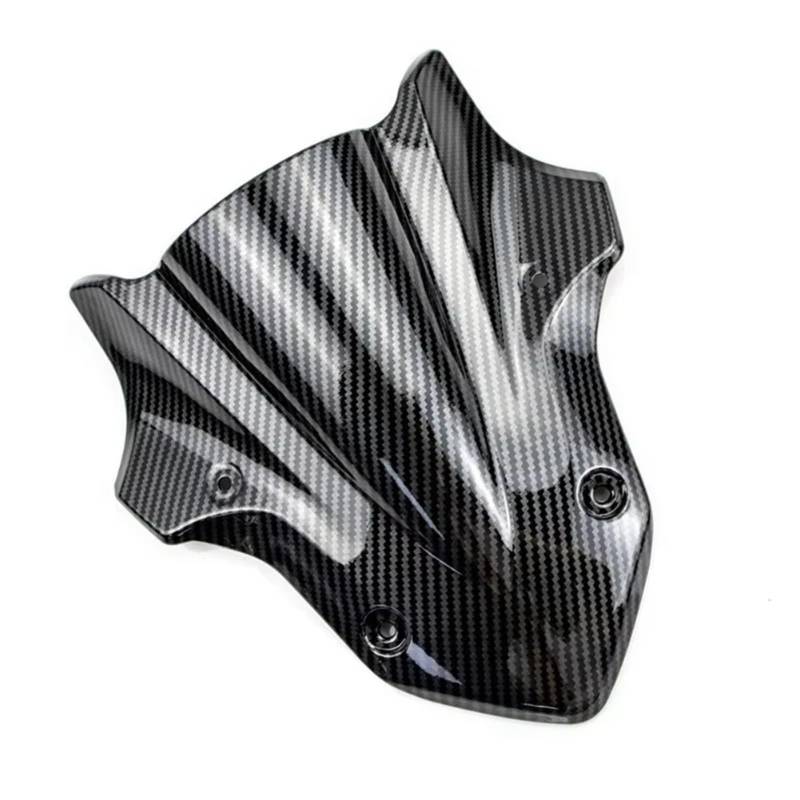 TGFQOLB Windschutzscheibe Für Z900 2017 2018 2019 Frontscheibe Windschutz Deflektor Motorrad Windschutzscheibe Spoiler Luftstrom Viser Deflektoren Zubehör Fliegengitter(Carbon) von TGFQOLB
