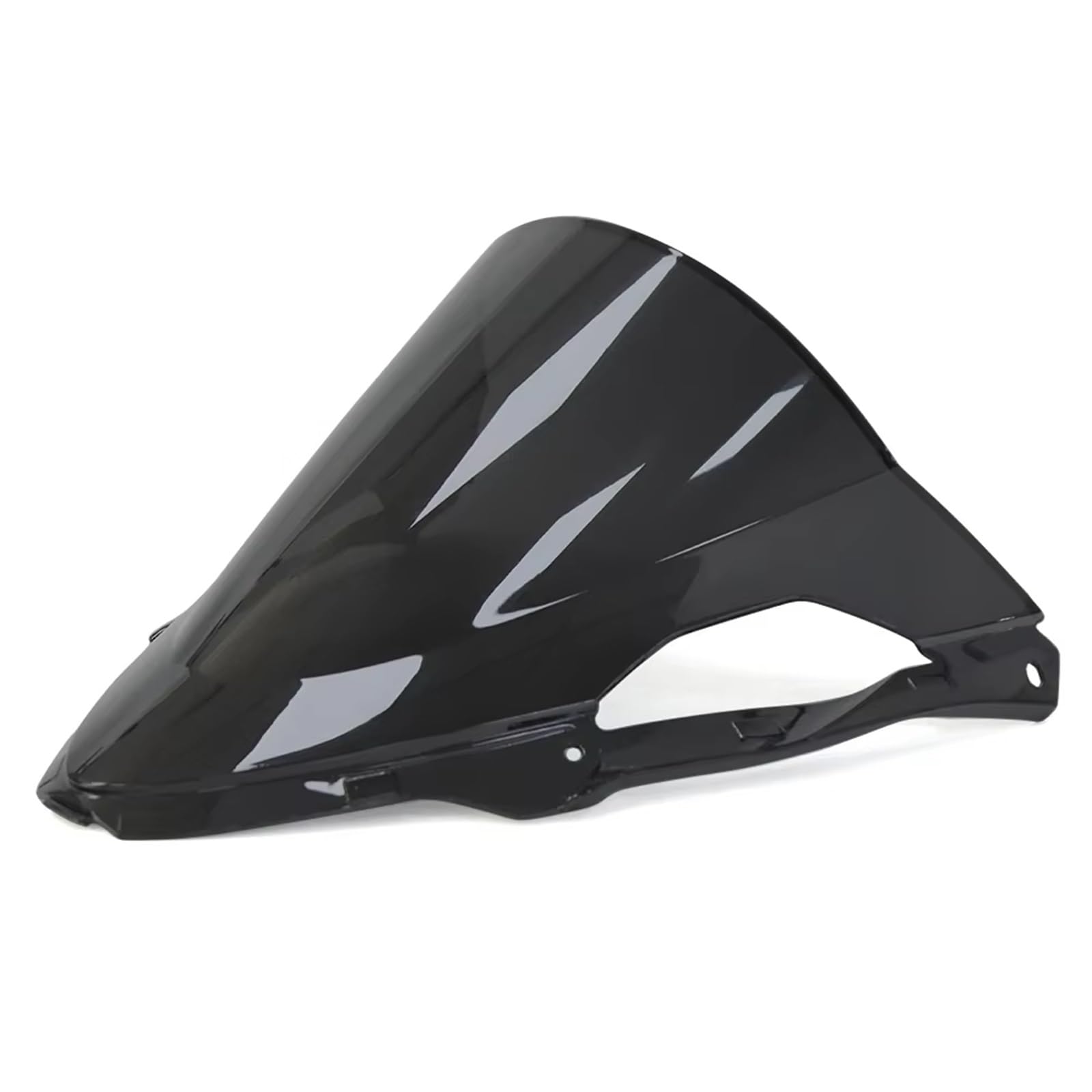 TGFQOLB Windschutzscheibe Für ZX6R 2024 Motorrad Frontscheibe Windschutz Schallwand Windabweiser Windschutz Frontverkleidung Bildschirm Gugel Teile Schallwand Spoiler(Black) von TGFQOLB