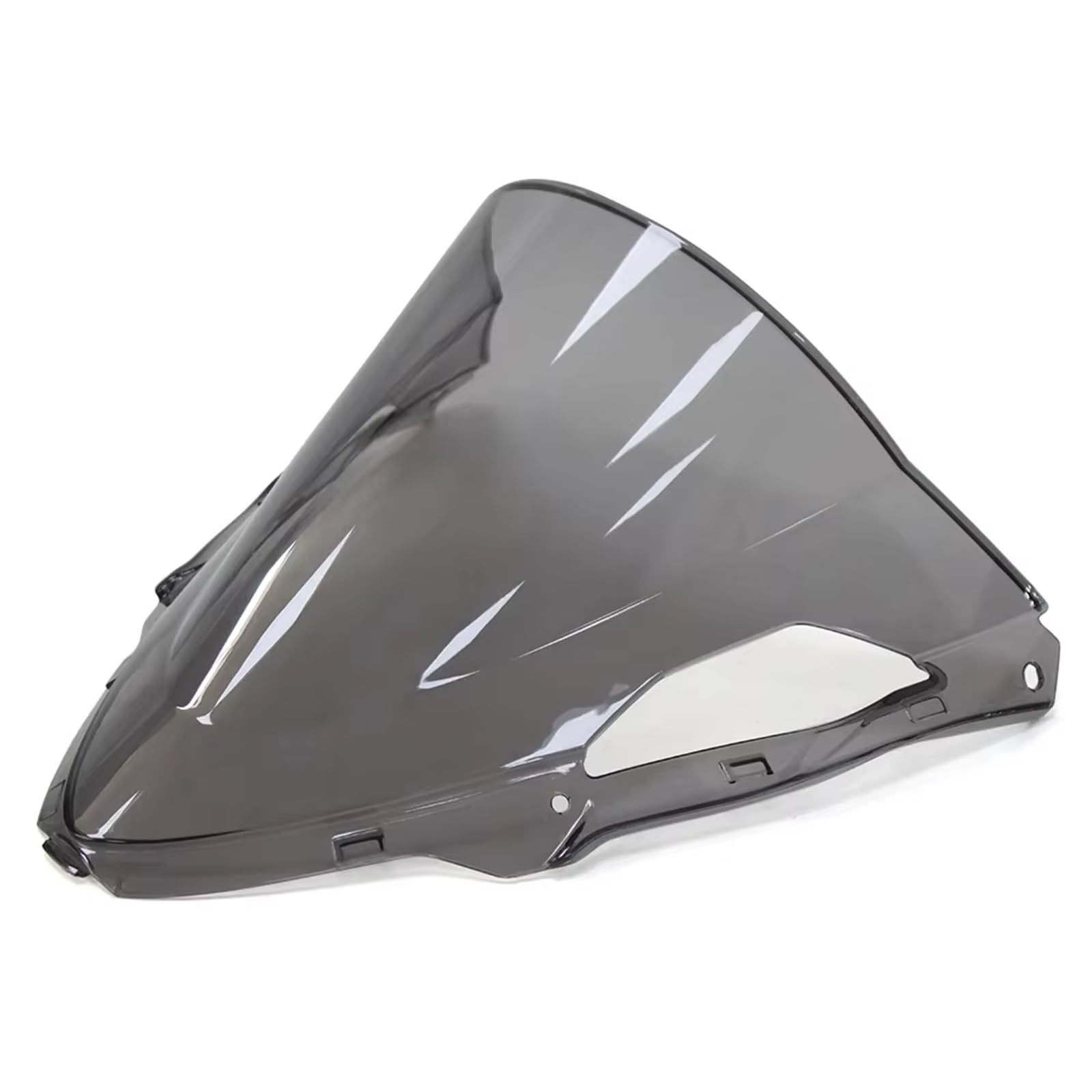 TGFQOLB Windschutzscheibe Für ZX6R 2024 Motorrad Frontscheibe Windschutz Schallwand Windabweiser Windschutz Frontverkleidung Bildschirm Gugel Teile Schallwand Spoiler(Light Smoke) von TGFQOLB