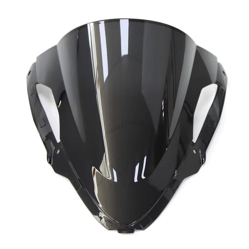 TGFQOLB Windschutzscheibe Für ZX6R 2024 Motorrad Frontscheibe Windschutz Schallwand Windabweiser Zubehör(Black) von TGFQOLB