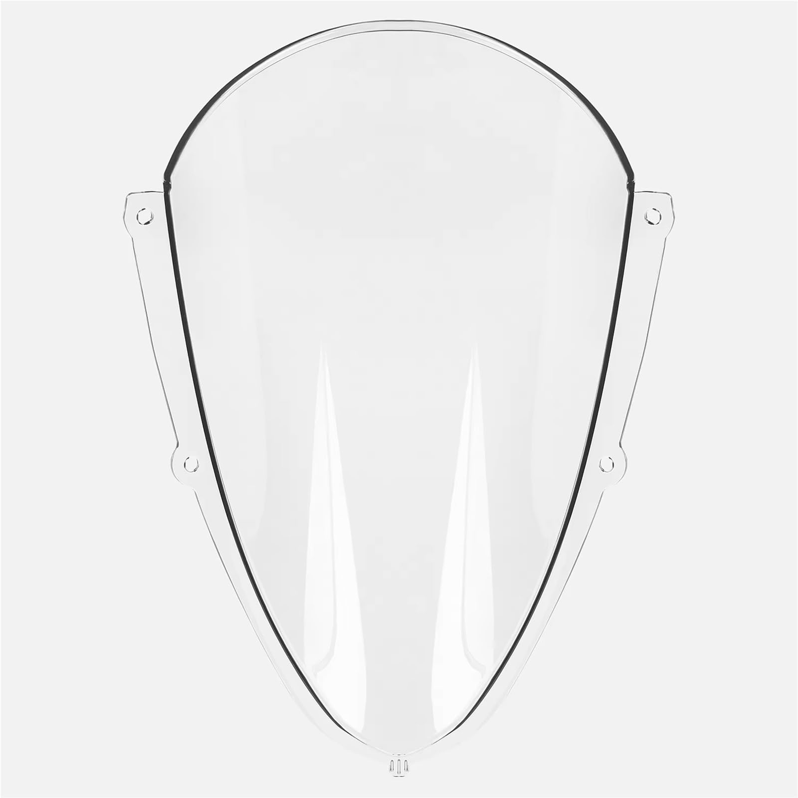 TGFQOLB Windschutzscheibe Kompatibel Mit Aprilia Für RSV4 2021 2022 2023 2024 Motorrad Double Bubble Frontscheibe Windschutzscheibe Windabweiser Zubehör(Clear) von TGFQOLB