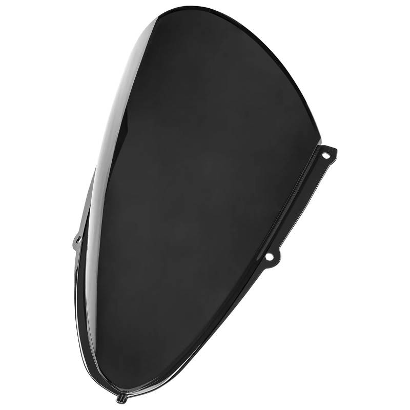 TGFQOLB Windschutzscheibe Kompatibel Mit Aprilia Für RSV4 2021 2022 2023 2024 Windschutzscheibe Windschutz Motorrad Windabweiser Zubehör(Black) von TGFQOLB