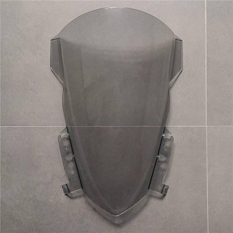 TGFQOLB Windschutzscheibe Kompatibel Mit Triumph Für Daytona 660 2024 Windschutzscheibe Windabweiser Schallwand Motorrad Bildschirm Windschutzscheibe Verkleidung(Light Gray) von TGFQOLB
