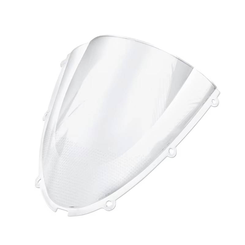 Windschutzscheibe Für ZX6R 2005 2006 2007 2008 Für ZX10R 2007 2008 Motorrad-Windschutzscheiben-Spoiler-Windschutzscheiben-Deflektor-Windschutz-Frontverkleidungs-Bildschirm-Gugel-Zubehör(Clear) von TGFQOLB