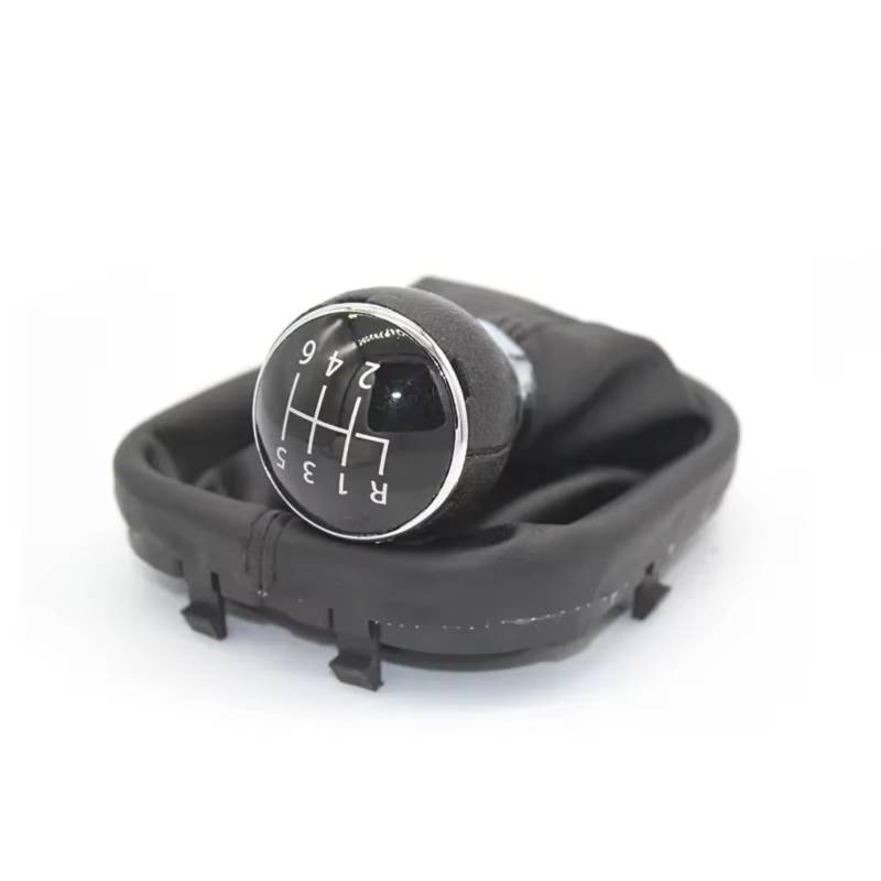Auto-Schaltknäufe Kompatibel mit Caddy II 2 2004-2009, für TOURAN 2003-2010, Gamaschen-Kofferraumabdeckung, Schaltknauf, Mini-Auto-Schaltknauf, Schlüsselanhänger(5Speed) von TGUQANM