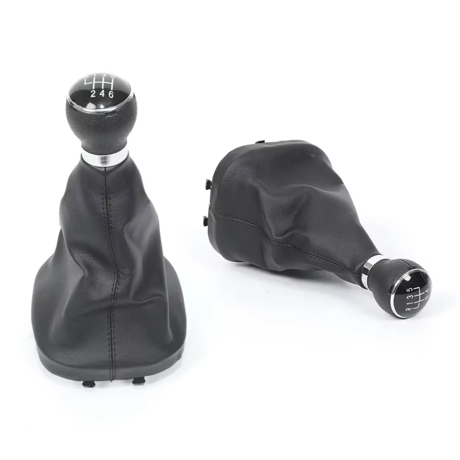 Auto-Schaltknäufe Kompatibel mit Caddy II 2 2004-2009, für TOURAN 2003-2010, Gamaschen-Kofferraumabdeckung, Schaltknauf, Mini-Auto-Schaltknauf, Schlüsselanhänger(6 Speed) von TGUQANM
