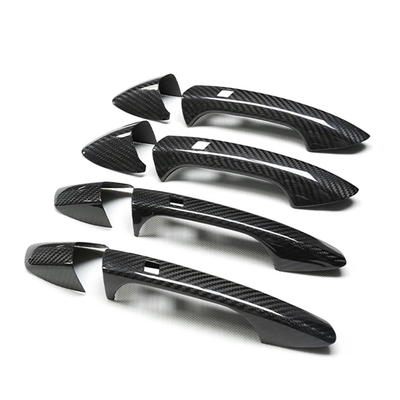 TGUQANM Außentürgriffschale Kompatibel Mit Benz Für C W204 2007 2008 2009 2010 2011 2012 2013 2014 2015 Autoaußenzubehör Autoaußentürgriff-Dekorationsschale(4 Doors-4 SENSORS) von TGUQANM