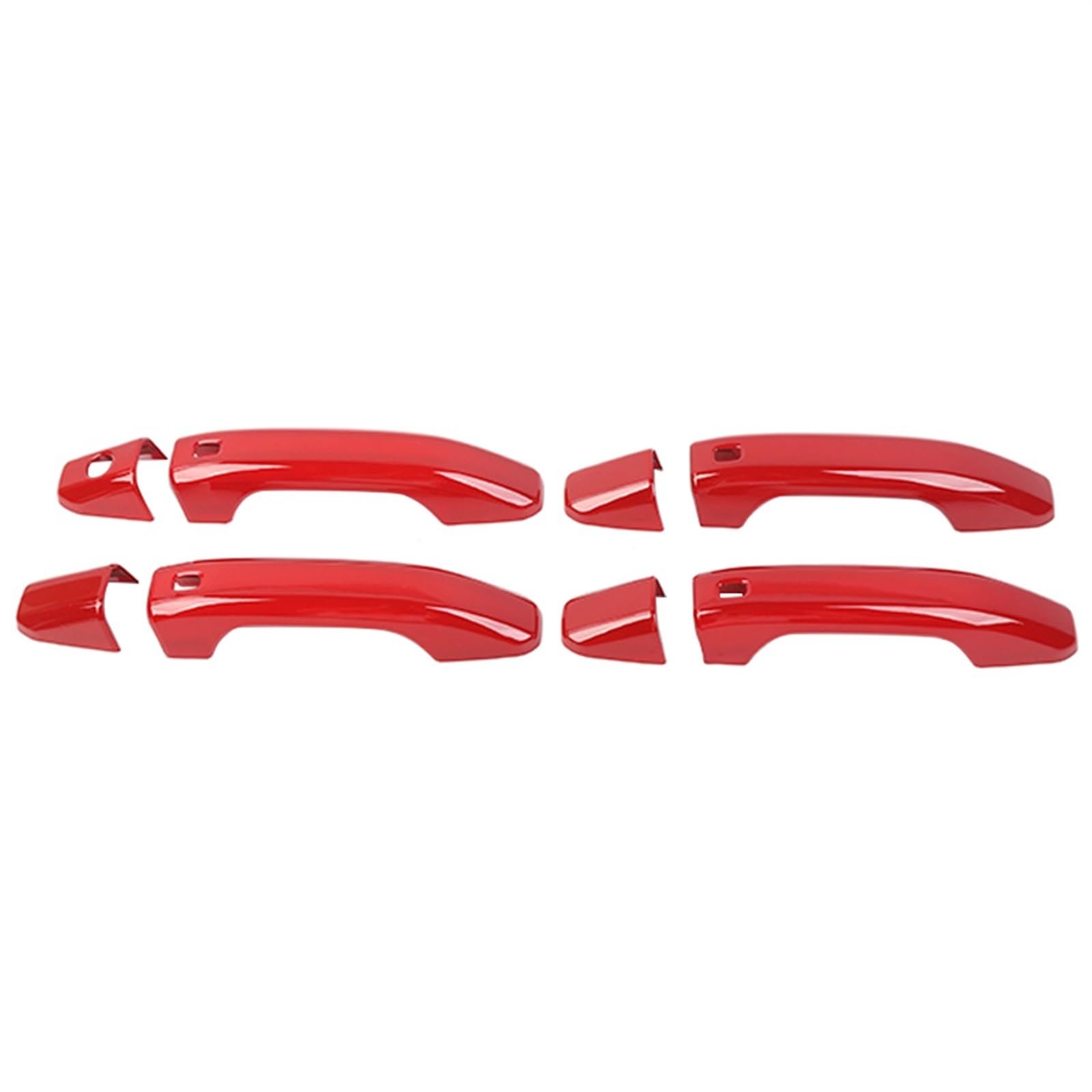 TGUQANM Außentürgriffschale Kompatibel Mit Chevy Für Silverado 2019 2020 2021 2022 2023 Autotürgriffabdeckung Autozubehör Auto Außentürgriff Dekorationsschale(Red) von TGUQANM