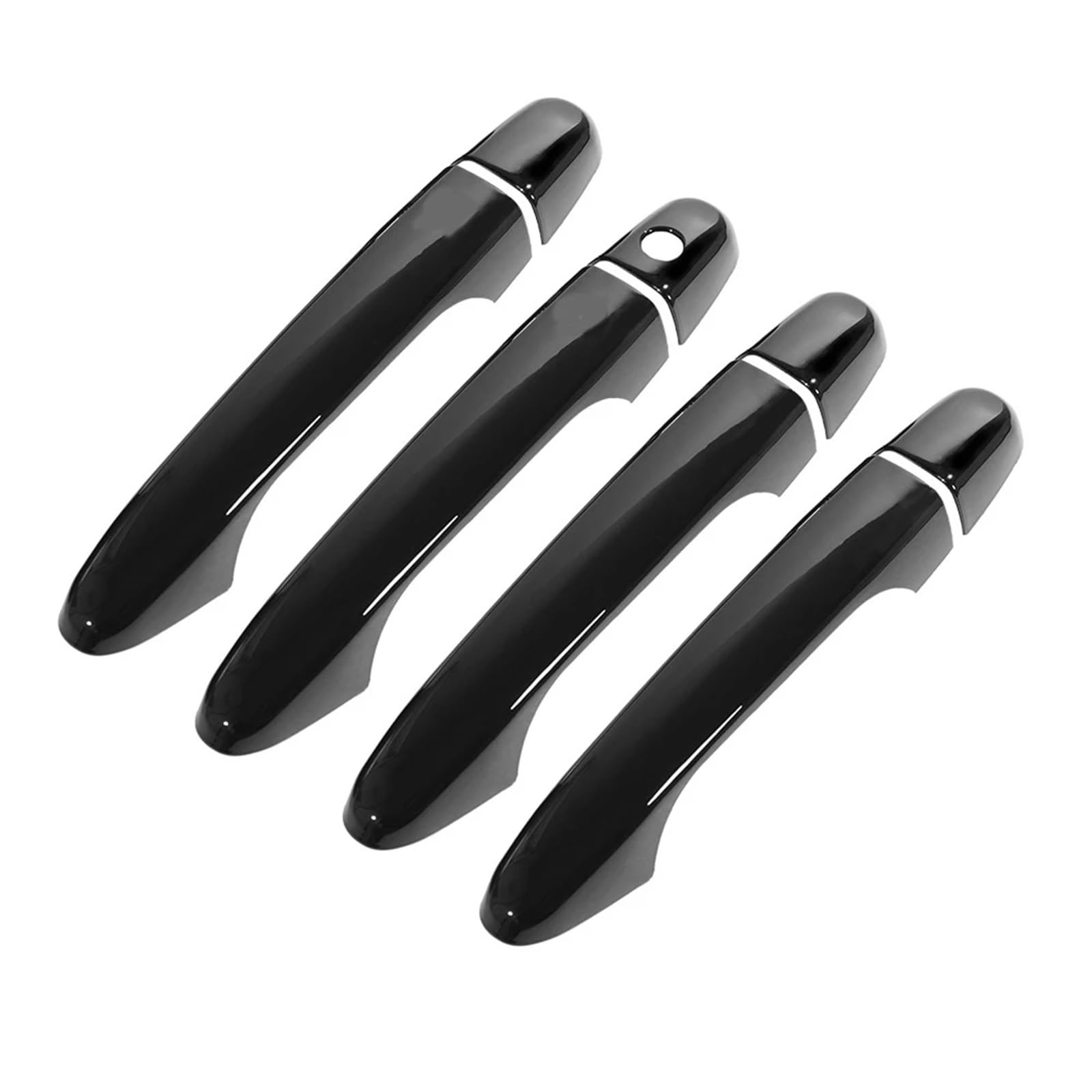 TGUQANM Außentürgriffschale Kompatibel Mit Civic 2012 2013 2014 2015 Auto-Außenzubehör Auto-Außentürgriff-Dekorationsschale(Gloss Black) von TGUQANM