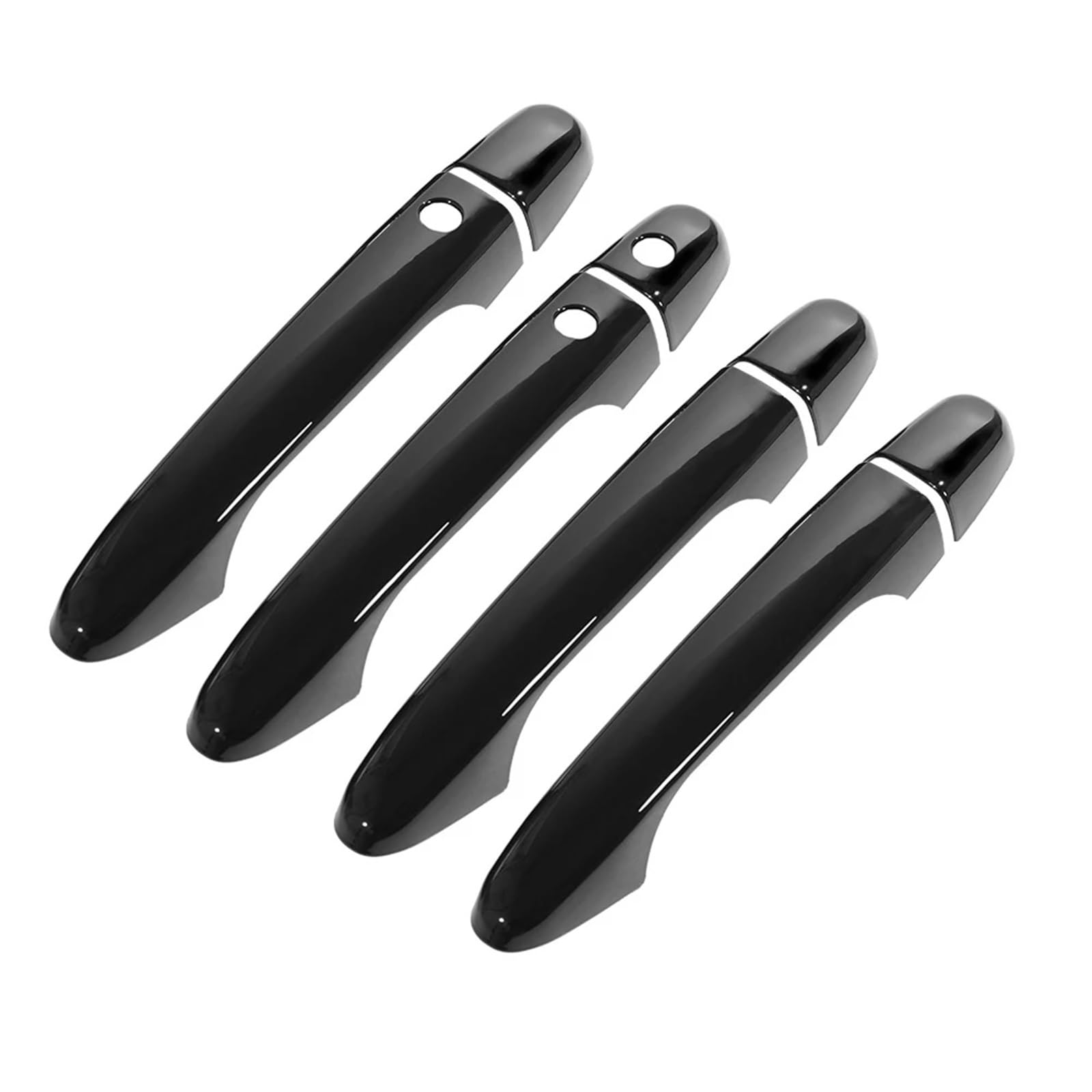 TGUQANM Außentürgriffschale Kompatibel Mit Civic 2012 2013 2014 2015 Auto-Außenzubehör Auto-Außentürgriff-Dekorationsschale(Gloss Black Smart) von TGUQANM