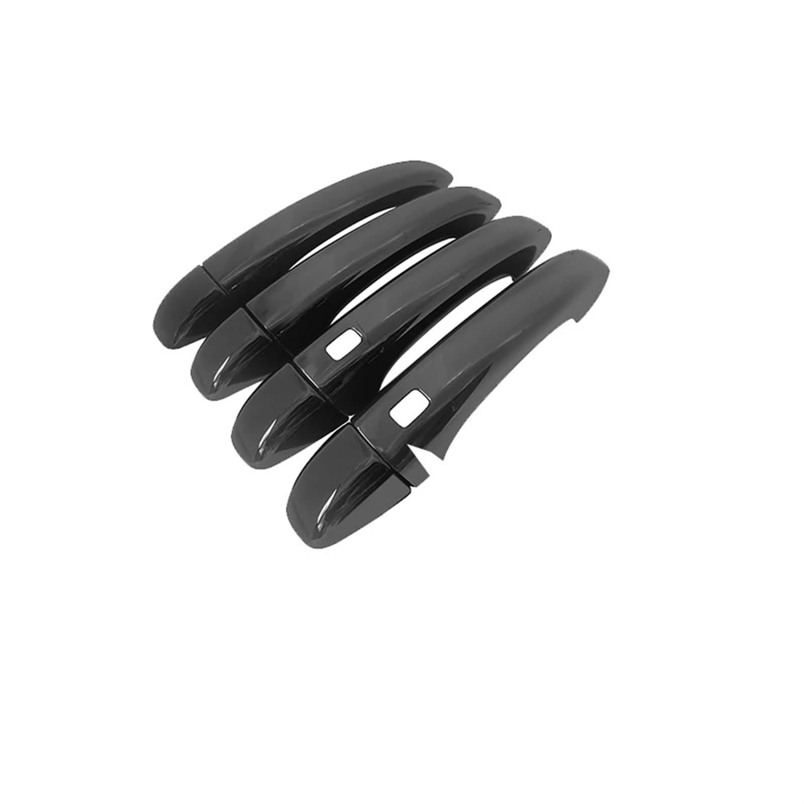 TGUQANM Außentürgriffschale Kompatibel Mit Für Arkana 2019 2020 2021 Autotürgriffabdeckung Autozubehör Auto Außentürgriff Dekorationsschale(Metallic Blcak 4pcs) von TGUQANM