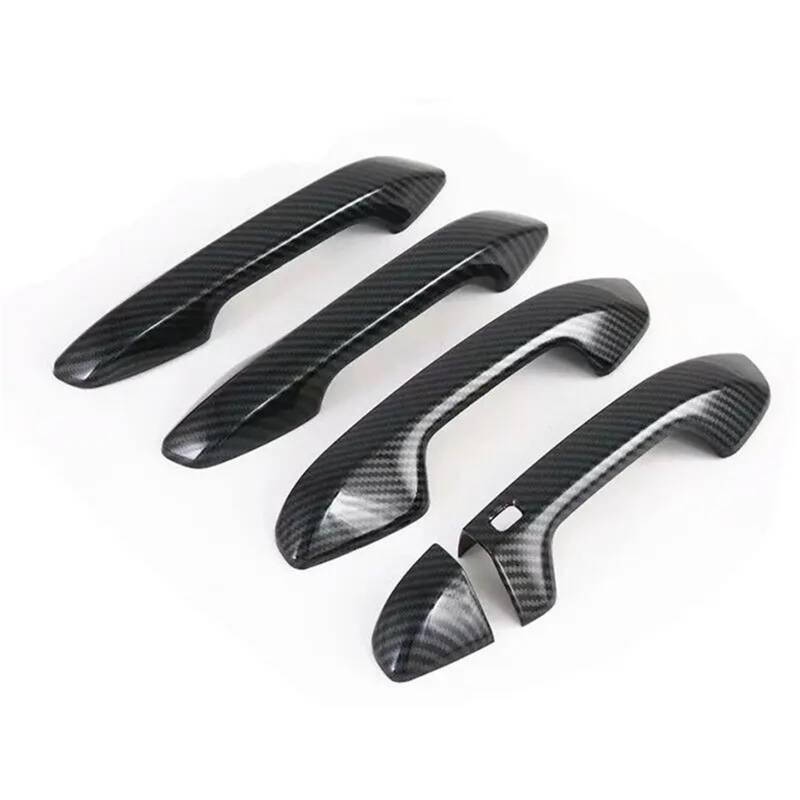 TGUQANM Außentürgriffschale Kompatibel Mit K&ia Für Forte Für Cerato Für K3 2019 2020 2021 2022 Autozubehör Auto Außentürgriff Dekorationsschale(Carbon Fiber 1) von TGUQANM
