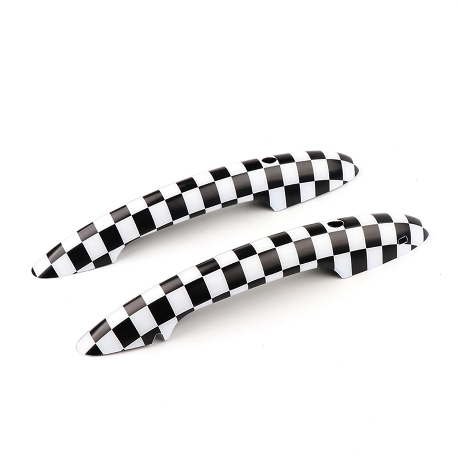 TGUQANM Außentürgriffschale Kompatibel Mit Mini Für Cooper F54 F55 F56 F57 Für F60 Auto-Außenzubehör Auto-Außentürgriff-Dekorationsschale(Checker) von TGUQANM