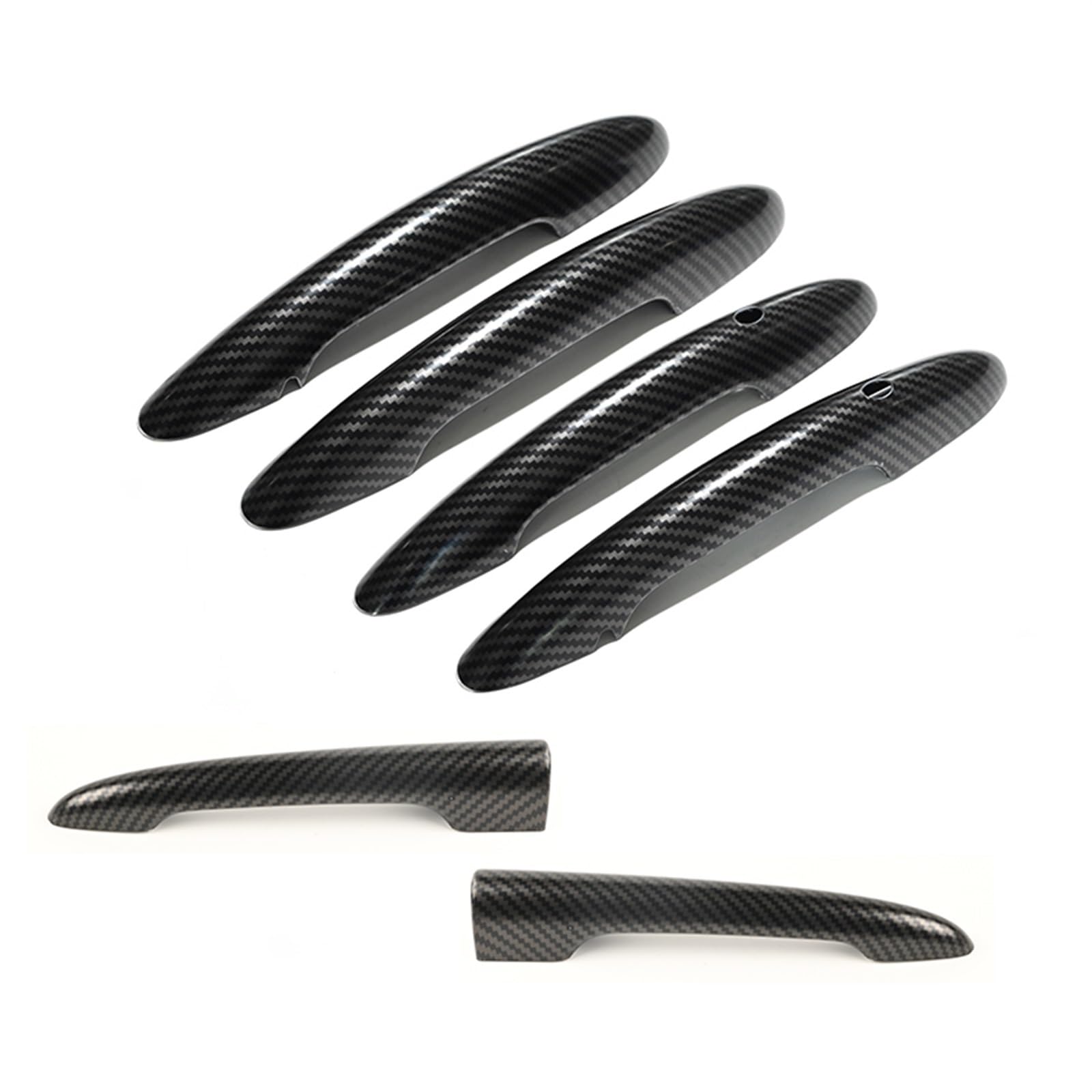 TGUQANM Außentürgriffschale Kompatibel Mit Mini Für Cooper F54 Für Clubman 2015 2016 2017 2018 2019 2020 2021 2022 2023 Auto-Außenzubehör-Dekor Außentürgriffe(Carbon Fiber Pattern) von TGUQANM