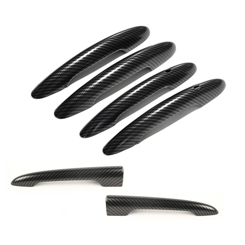 TGUQANM Außentürgriffschale Kompatibel Mit Mini Für Cooper F54 Für Clubman 2015 2016 2017 2018 2019 2020 2021 2022 2023 Auto-Außenzubehör-Dekor Außentürgriffe(Carbon Fiber Pattern) von TGUQANM