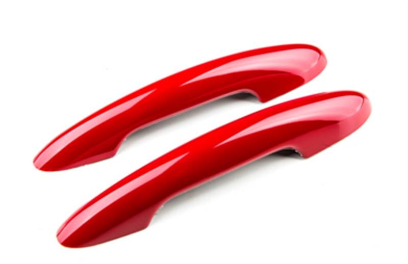 TGUQANM Außentürgriffschale Kompatibel Mit Mini Für Cooper Gen3 Auto-Außenzubehör Auto-Außentürgriff-Dekorationsschale(Red) von TGUQANM