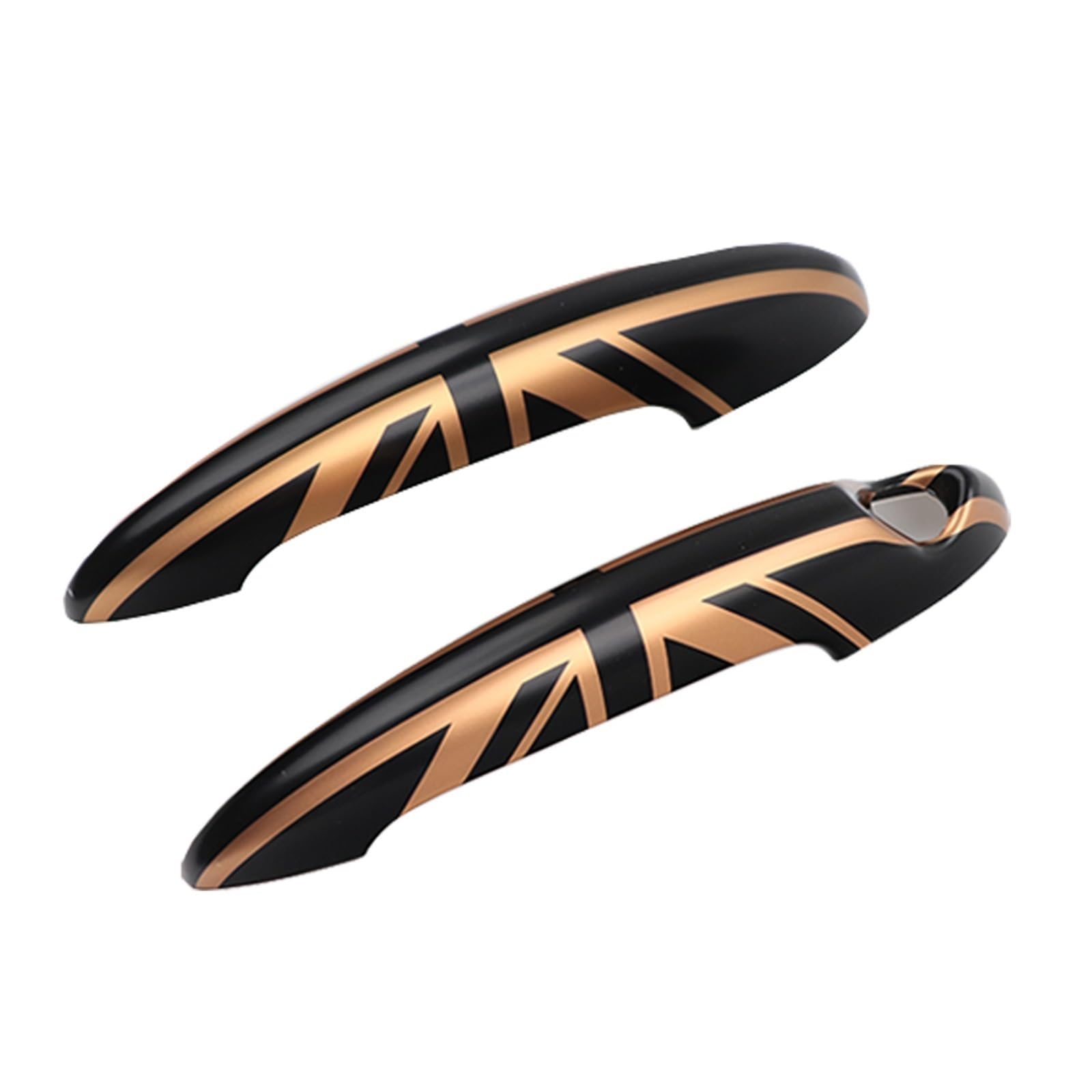 TGUQANM Außentürgriffschale Kompatibel Mit Mini Für Cooper S JCW Für R50 R52 Für R53 R55 R56 R57 R58 R59 R61 Auto-Außentürgriff-Dekorationsschale(Gold Jack) von TGUQANM