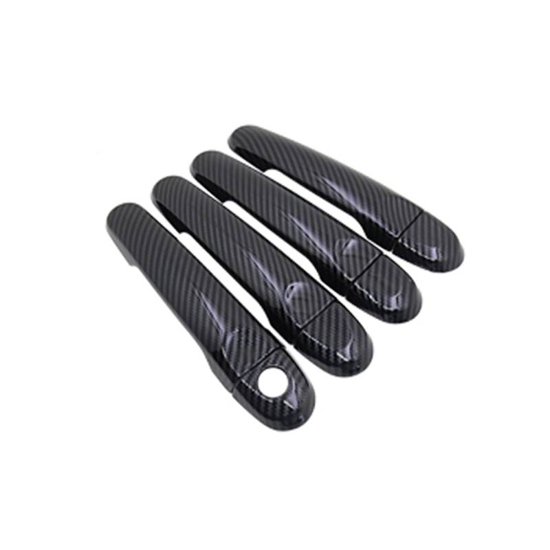 TGUQANM Außentürgriffschale Kompatibel Mit Nissan Für Micra K14 2011 2012 2013 2014 2015 2016 Autozubehör Auto Außentürgriff Dekorationsschale(Carbon Fiber) von TGUQANM