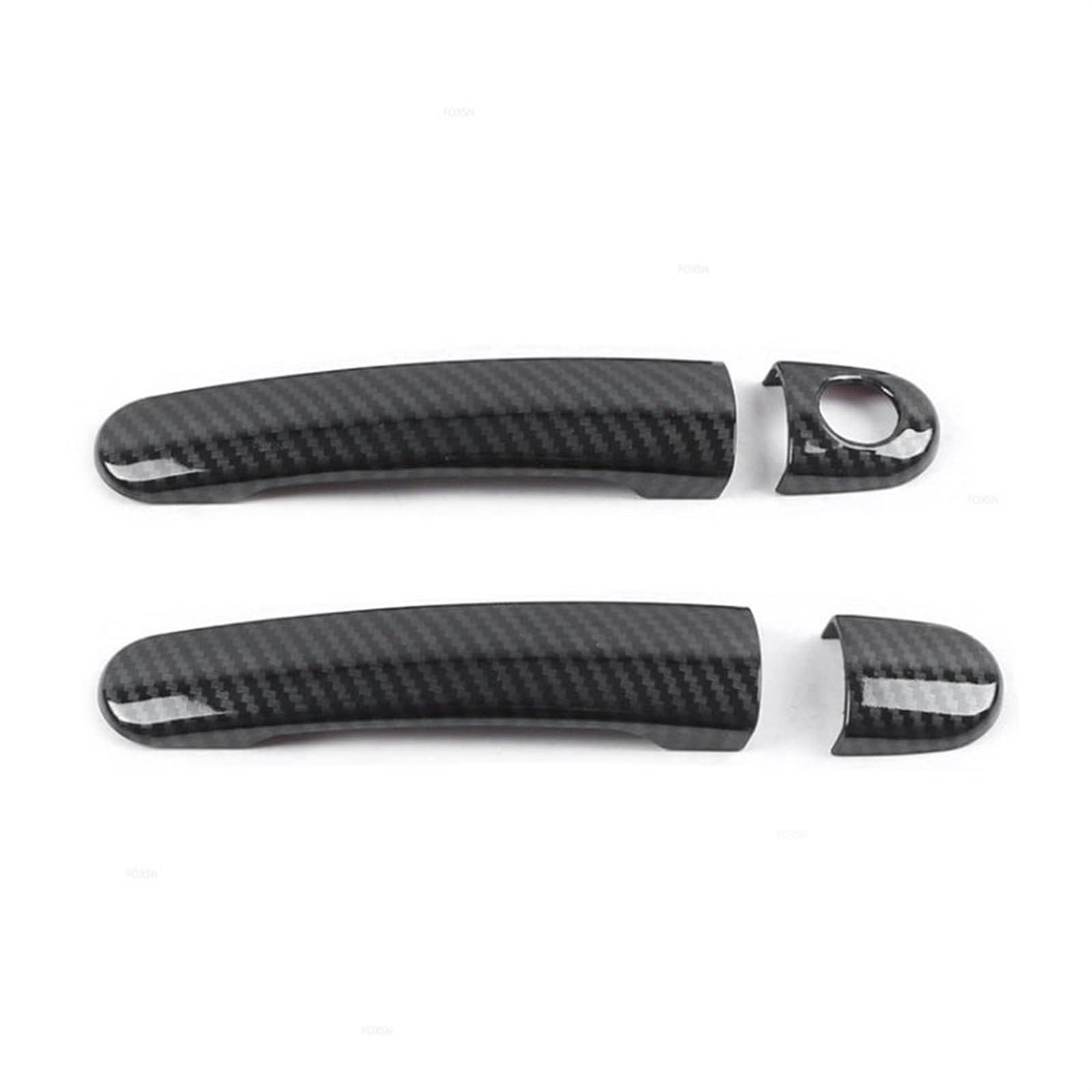 TGUQANM Außentürgriffschale Kompatibel Mit Seat Für Arosa 1997 1998 1999 2000 2001 2002 2003 2004 Autozubehör Auto Außentürgriff Dekorationsschale(Carbon Texture 2) von TGUQANM