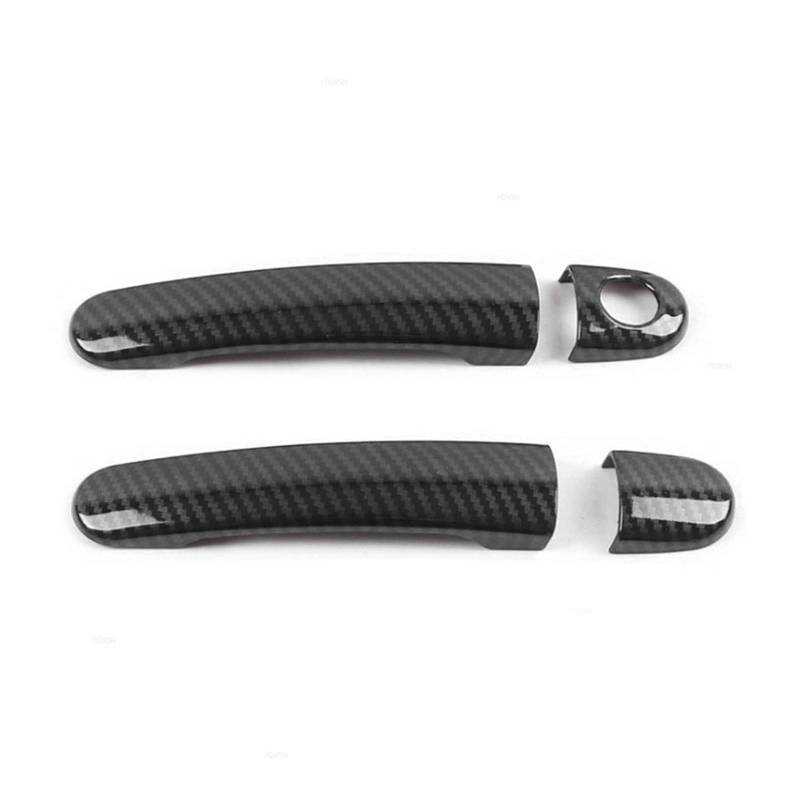 TGUQANM Außentürgriffschale Kompatibel Mit Seat Für Arosa 1997 1998 1999 2000 2001 2002 2003 2004 Autozubehör Auto Außentürgriff Dekorationsschale(Carbon Texture 2) von TGUQANM