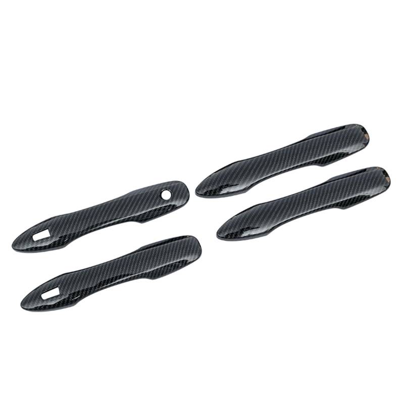 TGUQANM Außentürgriffschale Kompatibel Mit Toyota Für Corolla E210 2019 2020 2021 2022 2023 Autotürgriffabdeckung Autozubehör Auto Außentürgriff Dekorationsschale(Carbon Fiber) von TGUQANM