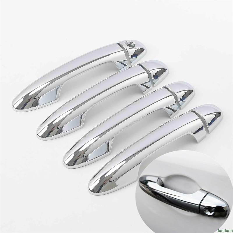 TGUQANM Außentürgriffschale Kompatibel Mit Toyota Für Yaris Für Vios XP150 Facelift 2019 2020 2021 2022 2023 Autozubehör Auto Außentürgriff Dekorationsschale(Handle no sensor) von TGUQANM