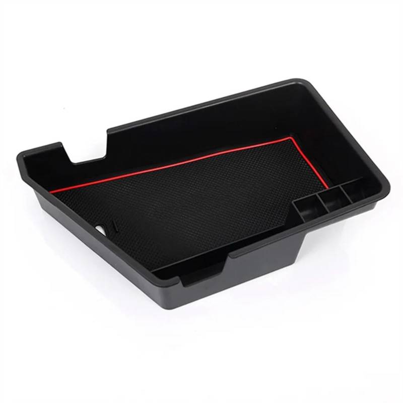 TGUQANM Auto Armlehne Tray Kompatibel Mit Changan Für Uni-V 2020 2021 2022 2023 Auto-Innenzubehör Auto-Armlehnen-Organizer-Fach Handschuhfach Unten Mittelkonsolenbox(with Rubber Mat) von TGUQANM