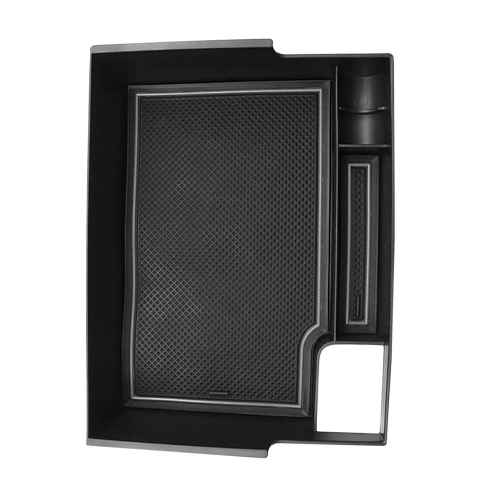 TGUQANM Auto Armlehne Tray Kompatibel Mit Ford Für Explorer 2020 2021 2022 2023 Auto-Zentralsteuerung Armlehne Aufbewahrungsbox Auto-Innenausstattung(Black) von TGUQANM