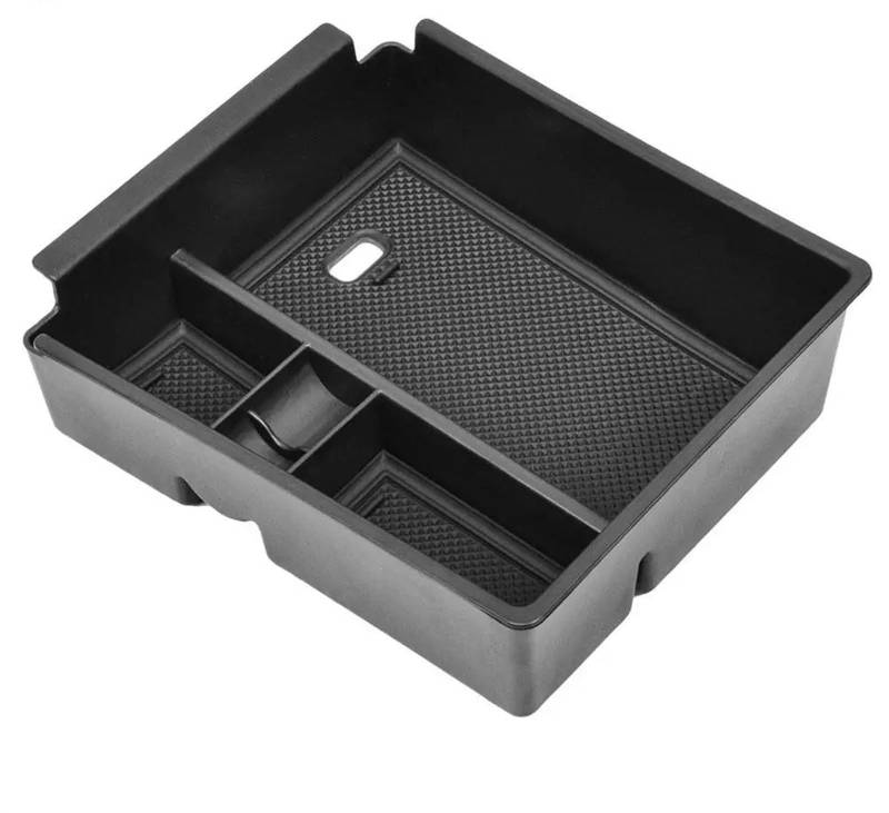 TGUQANM Auto Armlehne Tray Kompatibel Mit Hyundai Für Tucson 2022 Auto Mittelarmlehne Aufbewahrungsbox Container Kfz-Innenausstattung(Black) von TGUQANM