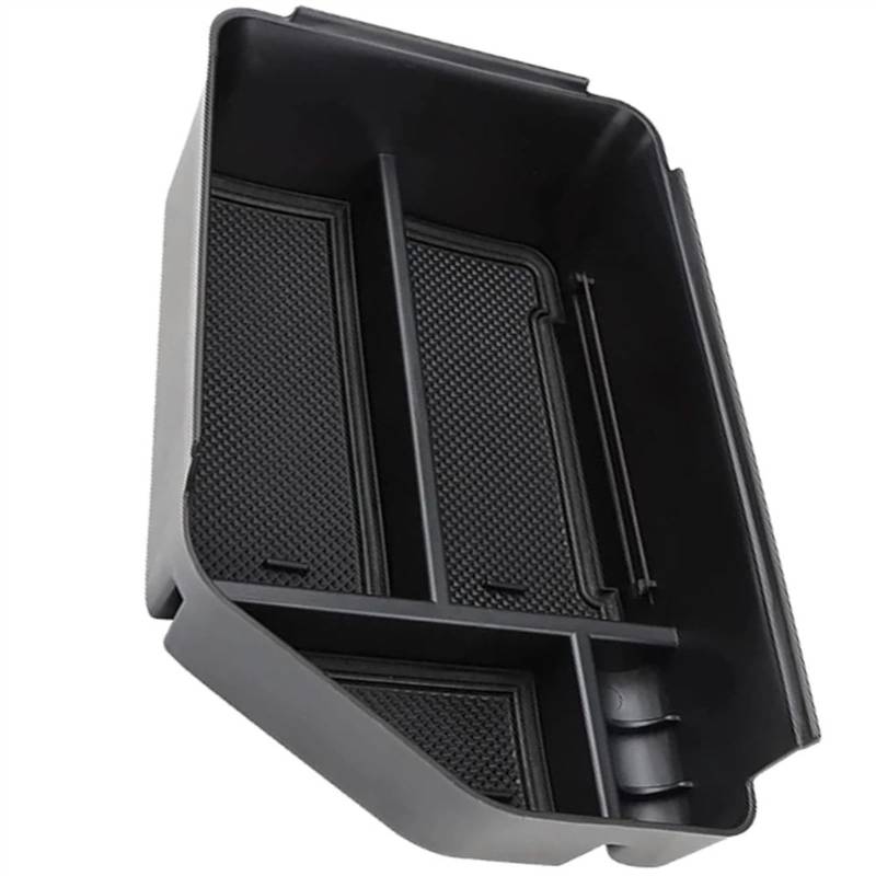 TGUQANM Auto Armlehne Tray Kompatibel Mit K&ia Für EV6 2021 2022 2023 Auto-Zentralsteuerung Armlehne Aufbewahrungsbox Autoinnenausstattung(Black) von TGUQANM