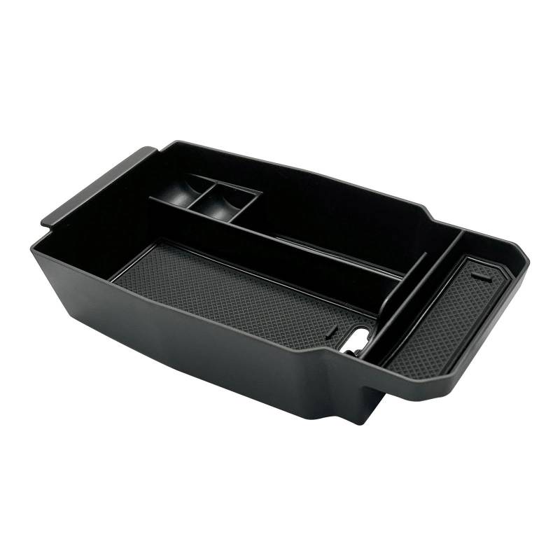 TGUQANM Auto Armlehne Tray Kompatibel Mit Mazda Für CX-50 2023 Auto Mittelarmlehne Aufbewahrungsbox Autoinnenausstattung(Black) von TGUQANM
