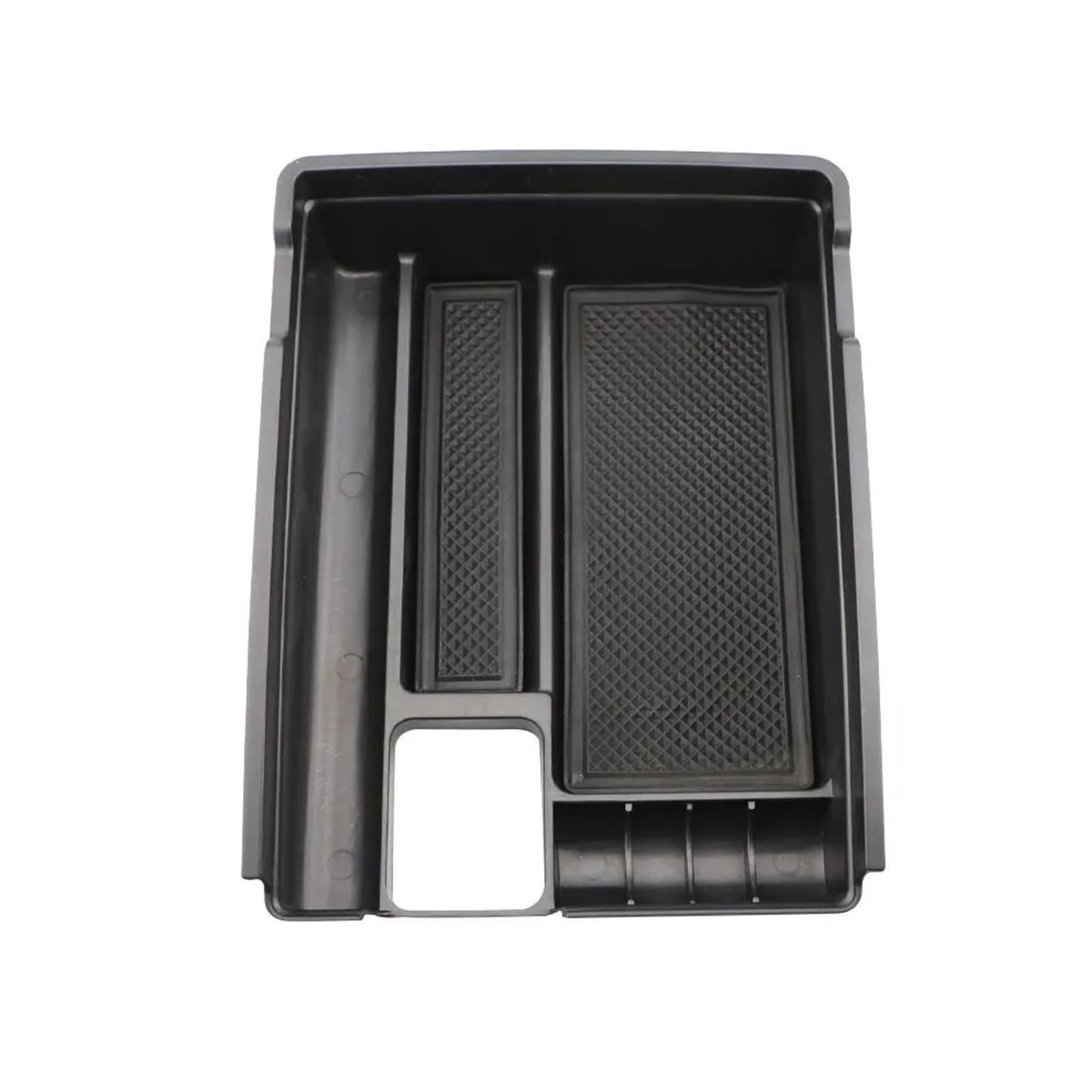 TGUQANM Auto Armlehne Tray Kompatibel Mit Nissan Für X-Trail T32 Für Rogue 2014 2015 2016 2017 2018 2019 2020 Auto Zentrale Steuerung Armlehne Lagerung Box(Black Pads) von TGUQANM