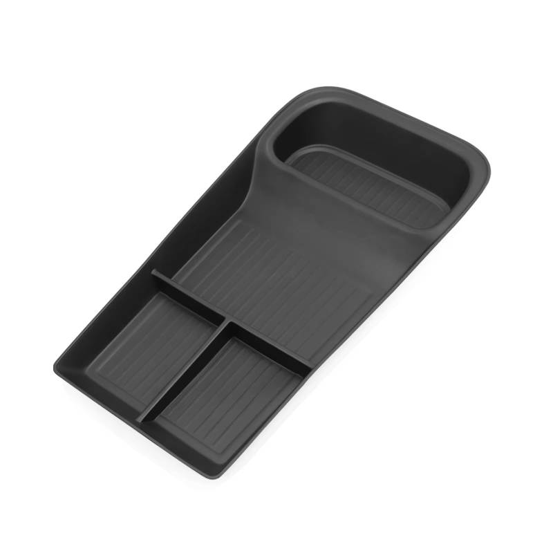 TGUQANM Auto Armlehne Tray Kompatibel Mit Polestar 4 2023 2024 Auto Zentrale Aufbewahrungsbox Mittelkonsole Unterschicht Fach Organizer Zubehör Aufräumen SCHWARZ von TGUQANM