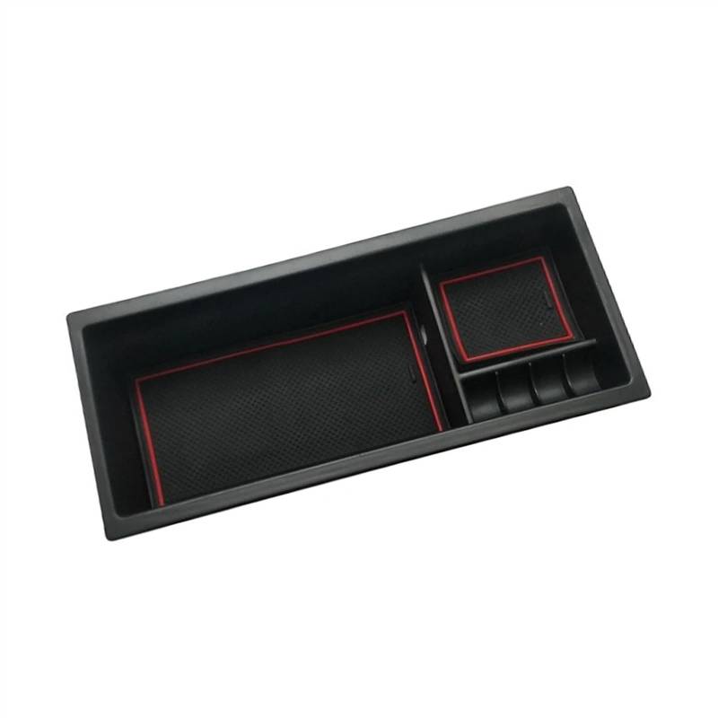 TGUQANM Auto Armlehne Tray Kompatibel Mit Toyota Für Prius 50 2016-2020 Multifunktions-Auto-Armlehnen-Aufbewahrungsbox Auto-Armlehnenbox Aufbewahrungsbox Auto-Konsolen-Armlehnenbox(Red) von TGUQANM