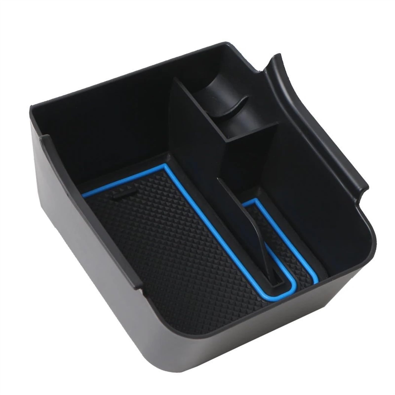TGUQANM Auto Armlehne Tray Kompatibel Mit VW Für Nivus 2021 Auto-Zentralsteuerung Armlehne Aufbewahrungsbox Auto-Innenausstattung(Blue) von TGUQANM