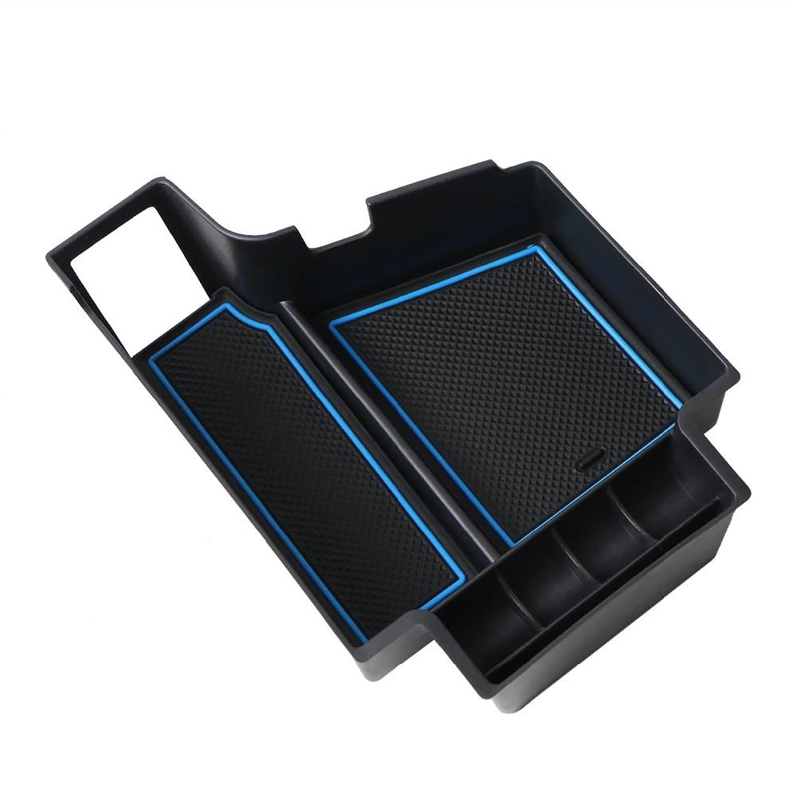 TGUQANM Auto Armlehne Tray Kompatibel Mit Volvo Für S60 V60 V90cc 2019 2020 2021 2022 2023 Auto-Zentralsteuerung Armlehne Aufbewahrungsbox(Blue) von TGUQANM