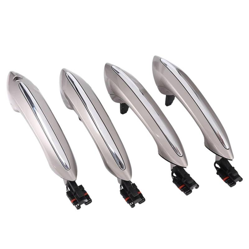 TGUQANM Auto-Außentürgriff Kompatibel Mit 5 F10 2009–2013 2014 2015 2016 Auto-Außentürgriffe, 4 Stück, OEM: 51217231931 51217231932 51217231933 51217231934 von TGUQANM