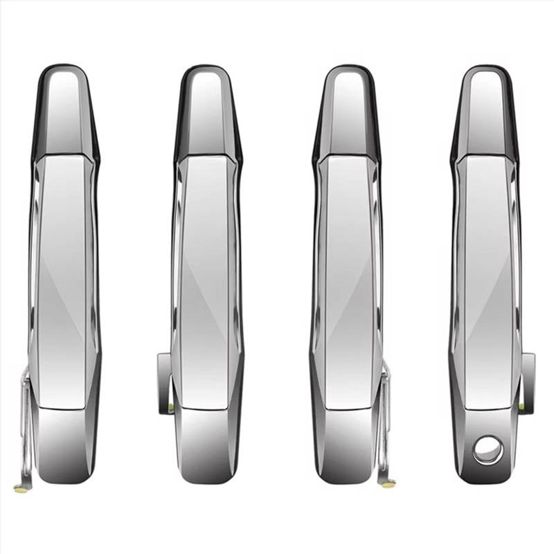 TGUQANM Auto-Außentürgriff Kompatibel Mit Chevrolet Für Silverado 3500 2008–2013, 4-teiliger Fahrzeugaußengriff. Teilenummer: 25960525 20828258 22738721 15915149. von TGUQANM