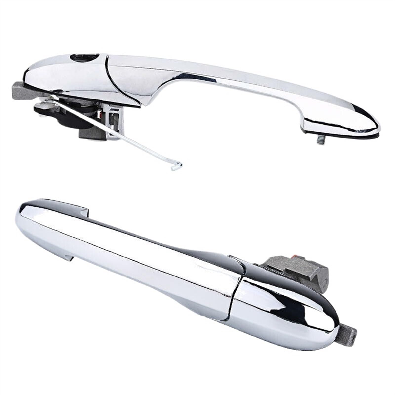 TGUQANM Auto-Außentürgriff Kompatibel Mit FIAT Für 500 2007 2008 2009 2010 2011 2012 2013 2014 2015 2016 2017 2018 2019 2020 Auto Außen Tür Griffe OEM:735592026 735592012(2pcs) von TGUQANM