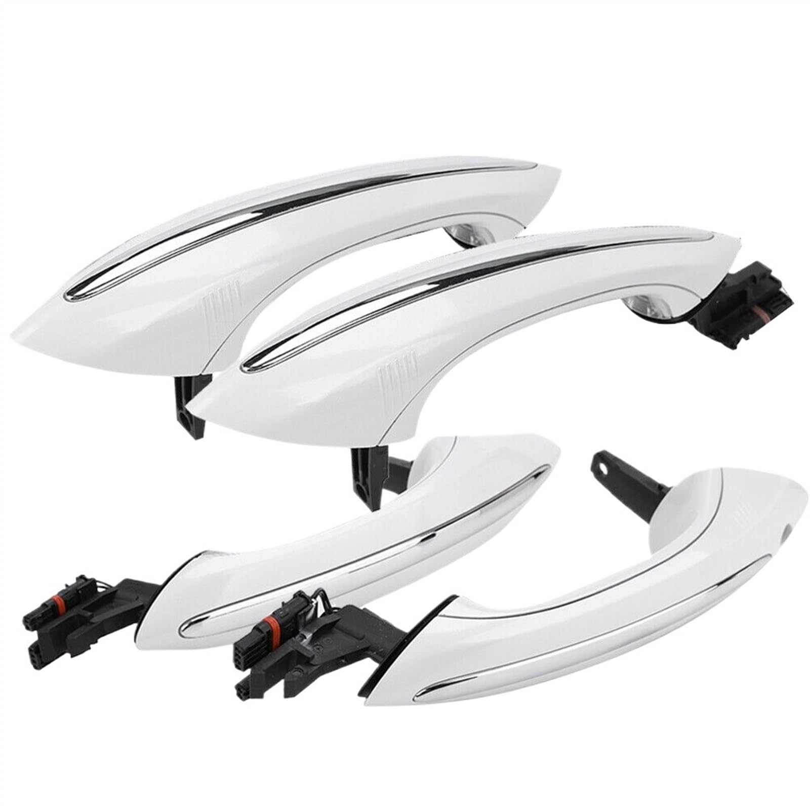 TGUQANM Auto-Außentürgriff Kompatibel Mit Für 5 6 7 Serie F07 F10 F11 F06 F12 F13 F01 F02 Weiß Außen Außen Komfort Zugang Türgriff Set 4X 51217231931 von TGUQANM
