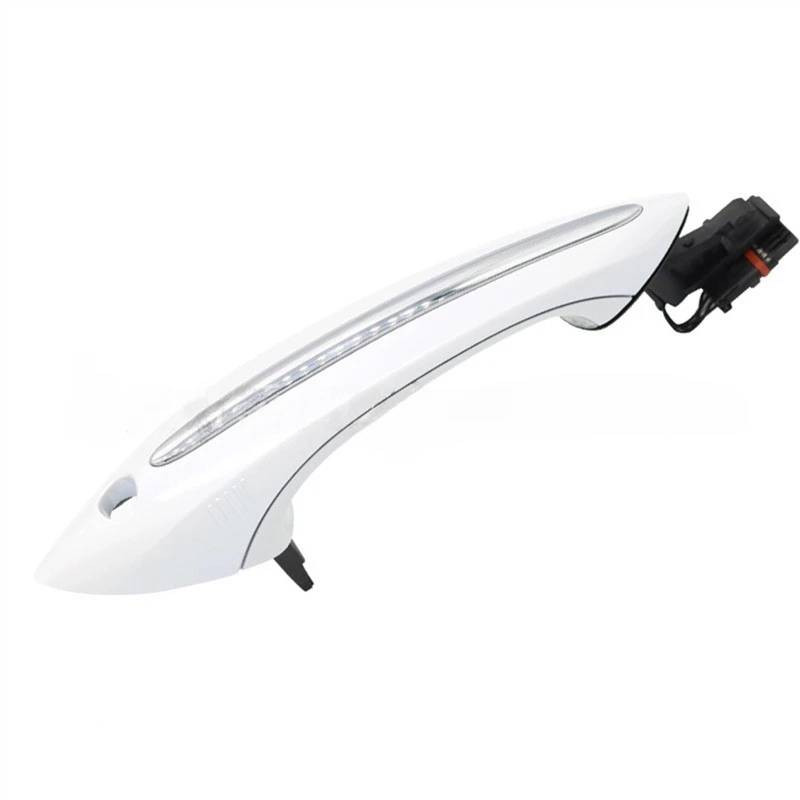TGUQANM Auto-Außentürgriff Kompatibel Mit Für 5 7 Serie F01 F02 F06 F10 520d 520i 525d 528i 530d 530i Auto Außen Komfort Zugang Türgriff 51217231931(White,Front Left) von TGUQANM