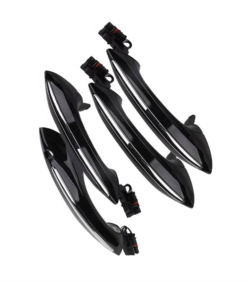 TGUQANM Auto-Außentürgriff Kompatibel Mit Für 7 Für F01 LCI F02 LCI 2011 2012 2013 2014 2015 Auto-Außentürgriff OEM: 51217231931 51217231932 von TGUQANM