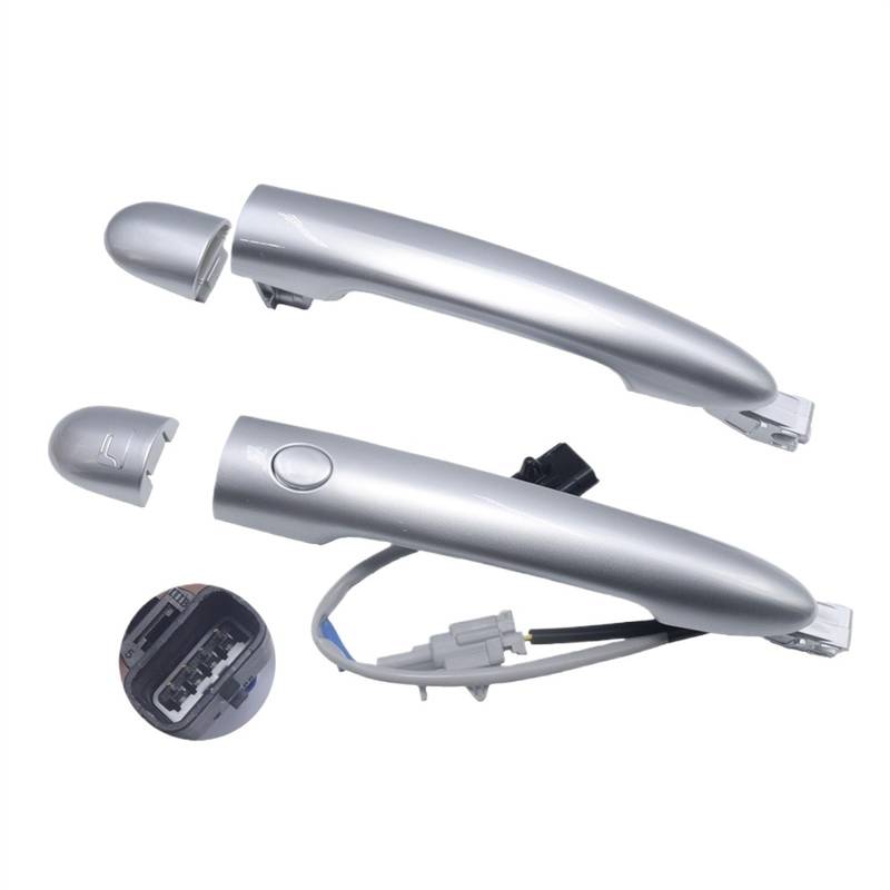 TGUQANM Auto-Außentürgriff Kompatibel Mit Für Koleos 80611-JZ00 80640-JY01B 80647-JY01A Auto-Innentürgriff Autoteile Ersatz(Set) von TGUQANM