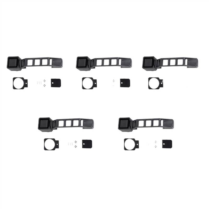 TGUQANM Auto-Außentürgriff Kompatibel Mit Jeep Für Wrangler JK 2007 2008 2009 2010 2011 2012 2013 2014 2015 2016 2017 Auto Außentür Griffe Ersatz Accessoreis(4 Doors) von TGUQANM