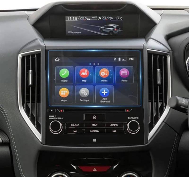 TGUQANM Auto Navi-Schutzfolie Kompatibel Mit Subaru Für Forester 2019 2020 2021 2022 2023 8-Zoll-LCD-Bildschirm Mit GPS-Navigation Fürs Auto, Displayschutzfolie Aus Gehärtetem Glas von TGUQANM
