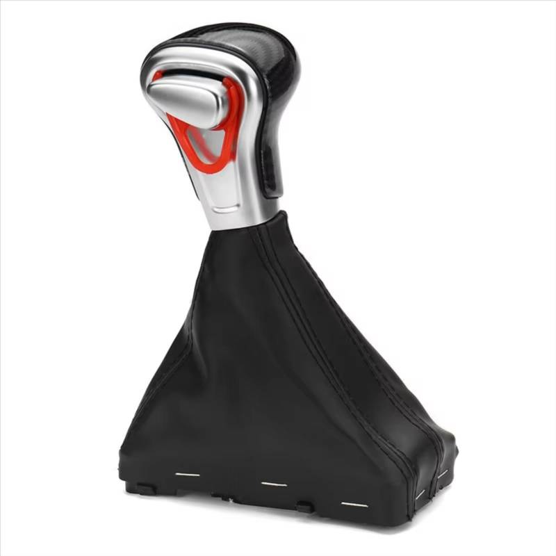 TGUQANM Auto-Schaltknäufe Kompatibel Mit A4 B8 Q5 2009 2010 2011 2012 2013 2014 2015 Auto-Styling-Schalthebel-Schaltknauf-Schaltkopf Mit Spanngurten Schutzhülle Auto von TGUQANM
