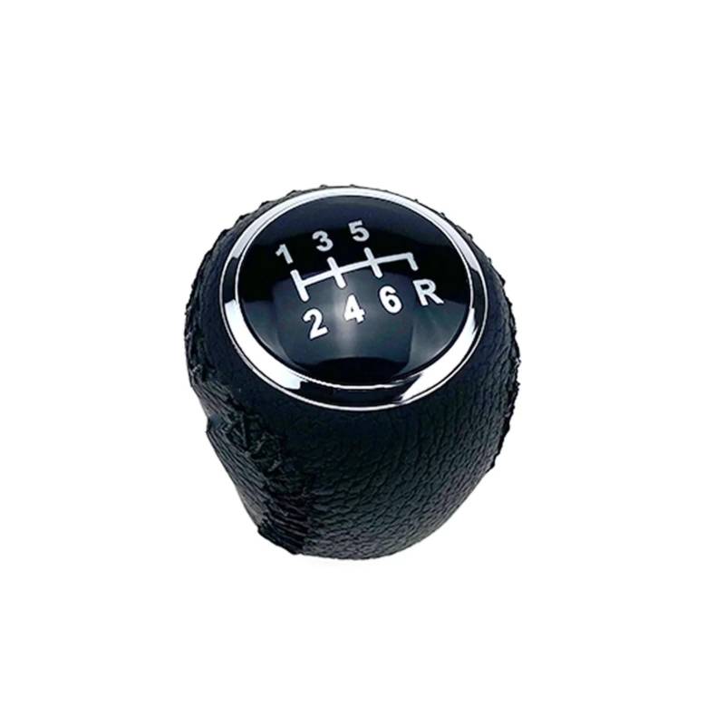 TGUQANM Auto-Schaltknäufe Kompatibel Mit FIAT Für Grande Für Punto 2006 2007 2008 2009 2010 2011 2012 Auto-Schaltknauf Getriebegriff Schalthebelknopf Schalthebel(6 Speed-R) von TGUQANM