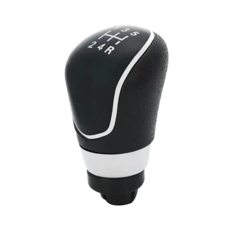 TGUQANM Auto-Schaltknäufe Kompatibel Mit Ford Für Focus MK2 FL 2008 2009 2010 2011 5/6 Für Geschwindigkeit Auto Schaltknauf Stick Kopf Hebel Griff Innenersatz(Black 5 Thread) von TGUQANM