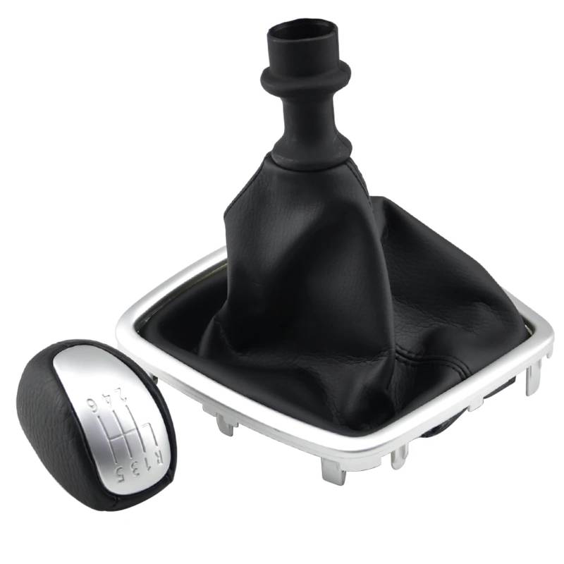 TGUQANM Auto-Schaltknäufe Kompatibel Mit Laguna MK3 2007 2008 2009 2010 2011 2012 2013 2014 2015 6-Gang-Schalthebel Für Autowechselgetriebe(Gear knob and case) von TGUQANM