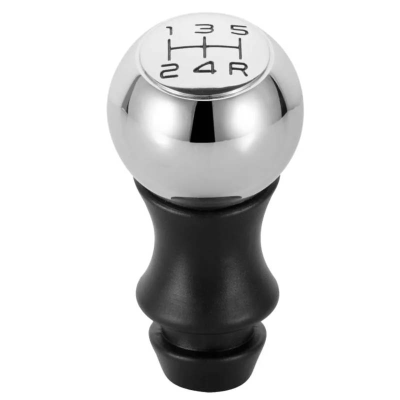 TGUQANM Auto-Schaltknäufe Kompatibel Mit Peugeot 106 206 207 5 Für Geschwindigkeit Auto Schaltknauf Hebel Schalthebel Stick Auto Getriebe Hebel Wechsel Griff Knopf Stick Kopf(Black R) von TGUQANM